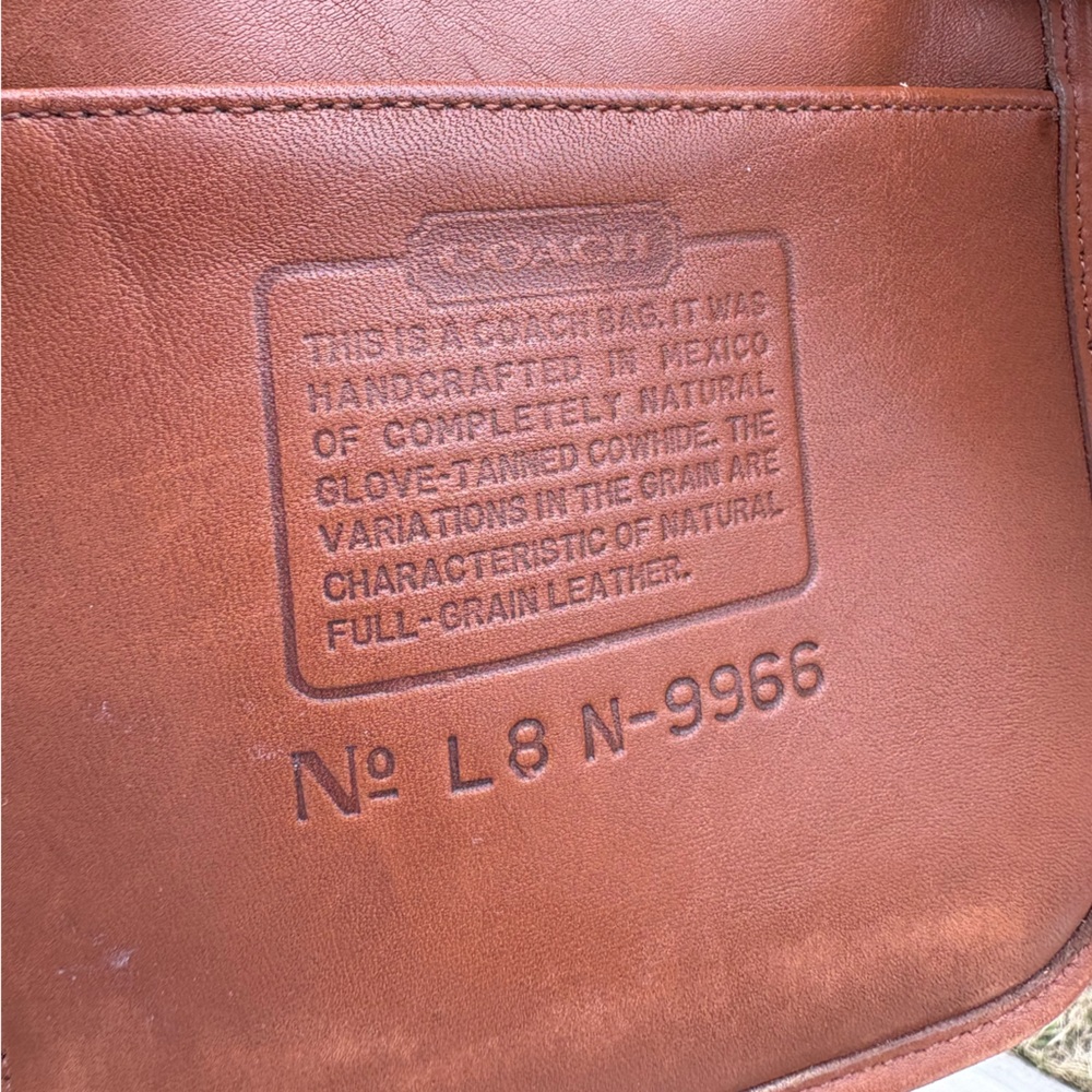 Coach Legacy Zip #9966-British Tan - Picture 4 of 7